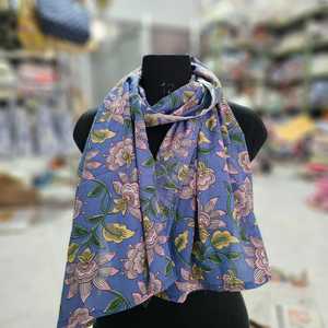 Hand Block Printed Cotton Scarves <b>Beautifully</b> Crafted 12x72 Inches Stoles - Product Image 2