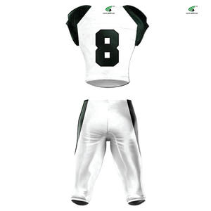 El equipo al por mayor de camisetas de fútbol americano con logotipo personalizado lleva uniformes deportivos de poliéster fabricante de alta calidad para jóvenes - Product Image 3