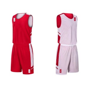Cómodo y barato precio transpirable deportes sublimación Retro personalizado Reversible equipo baloncesto Jersey baloncesto uniforme - Product Image 4