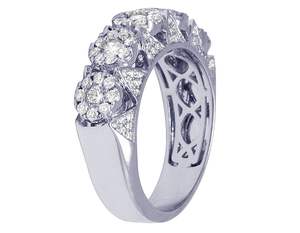 Meilleure vente Design classique Moissanite diamant rond S925 bague en argent bijoux femmes cadeau fête - Product Image 4