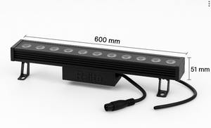 Luz de arandela de pared lineal Mono LED de alta potencia de 600MM 18W 24W 36W 1800K-6500K 230V Iluminación exterior - Product Image 2