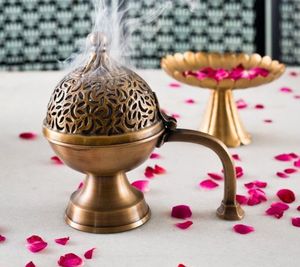 Modern White Incense Stick Holder Unique Design Metal Incense Tray for Religious Use - Product Image 3