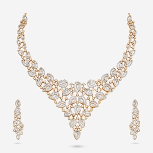 Zircon Bridal Necklace Elegant <b>Wedding</b> <b>Accessory</b> - Product Image 1