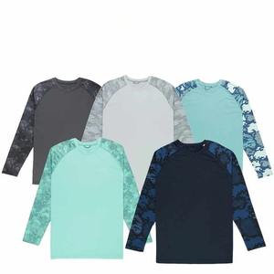 Camiseta de pesca de manga larga de secado rápido para hombre con sublimación personalizada, protección UV, torneo, cuello redondo, transferencia de calor, transpirable, sólido - Product Image 6