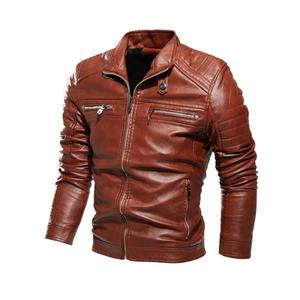 Veste en cuir grande taille de haute qualité pour hommes, vêtements d'extérieur coupe-vent, fermeture à glissière, vêtements de course automobile respirants - Product Image 3