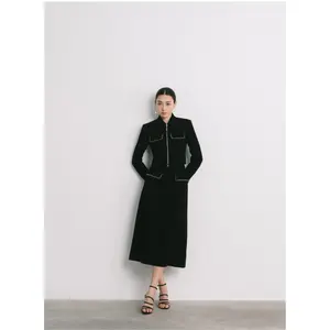 Haute qualité bon prix femmes jupe 60% acétate 40% Polyester mode durable Unique VIVIAN MIDI jupe commande en gros - Product Image 1