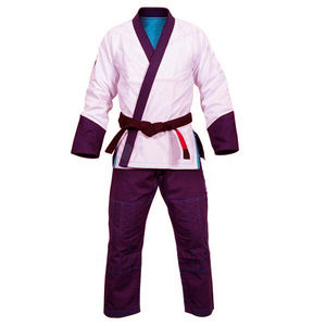 La mejor calidad 100% algodón de un solo tejido Jiu Jitsu Gi uniforme de entrenamiento de una pieza para BJJ MMA Karate OEM servicio de desgaste de artes marciales - Product Image 1