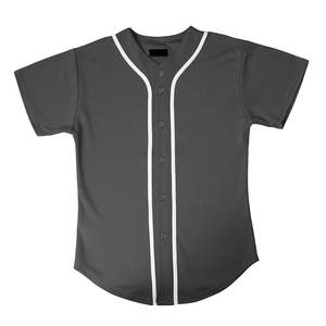 Venta al por mayor camisetas de béisbol transpirable sublimación impresión en blanco logotipo personalizado de secado rápido camisetas de béisbol para hombres camisetas - Product Image 5