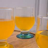 Ensemble de 6 verres à vin en verre sodocalcique soufflé à la main, sans plomb, durables, design moderne, 1350g, multicolores, cadeau de mariage ou de pendaison de crémaillère