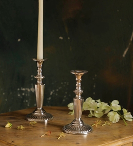 Nickel Plaqué Pilier Chandelier Stand En Aluminium Bougeoir Exportations Fine Qualité Vacances De Noël Bougeoirs Vintage - Product Image 6