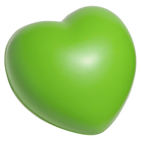 Balle anti-stress en forme de coeur doux au toucher en mousse PU jouet anti-stress spongieux à rebond rapide pour la décoration de fête de la Saint-Valentin