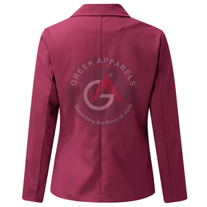 Élégant à la mode femmes nouveau Design simple boutonnage décontracté et vêtements de cérémonie Blazer disponible au prix de gros - Product Image 6