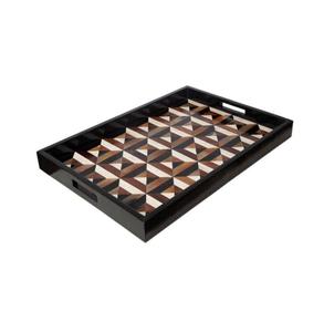 Plateau en bois de haute qualité forme et taille personnalisées plateau de service à café design unique plateau de service au meilleur prix - Product Image 1