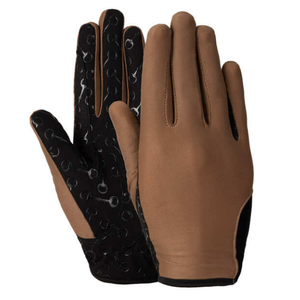 Nouvelles Couleurs Tendance Gants d'Équitation Respirants Extensibles pour Enfants avec Impression Palme en Acier Inoxydable Design Personnalisé - Product Image 1