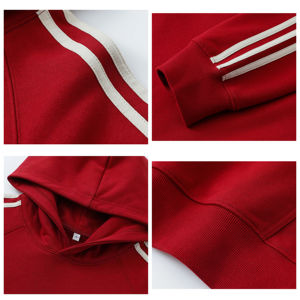 Sweats à capuche rembourrés lourds de haute qualité avec épaule tombante imprimée en détresse et conception recadrée pour les vêtements de l'Inde Pakistan - Product Image 1