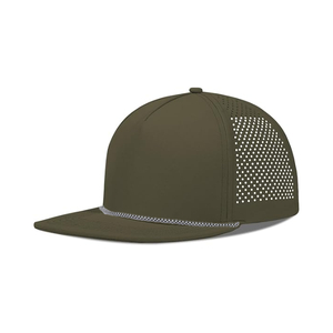 Gorra de Golf de Alta Calidad, Estructurada, de 5 Paneles, Perforada con Láser, Personalizable, con Visera Plana, Lisa, Impermeable, con Cuerda, para Deportes, para Correr - Product Image 2