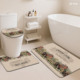 Custom Printed <b>Mat</b> <b>Bathroom</b> Rug <b>Set</b> for <b>Bathroom</b> Non-Slip Shower Curtain Bath <b>Mat</b> - Product Image 4