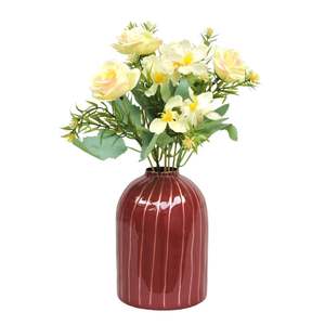 Vase à fleurs moderne en métal décoratif fait à la main Vase de table de luxe pour le bureau et la décoration intérieure - Product Image 1