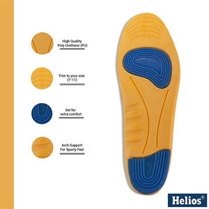 Plantilla de Gel antideslizante para hombre, plantilla ligera y absorbente para zapatos Helios Ultra Sport, talla 7 a 11 (Ajuste) - Product Image 2