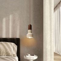 Lustre moderne en travertin pour chambre, cuisine, bar – Lampe décorative suspendue en pierre de grotte jaune – Service d'installation inclus