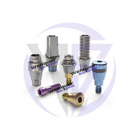 Abutments manuels sans ciment en acier inoxydable de classe III à écoulement progressif pour implants dentaires Wenquar Surgical WS-485 certifiés CE 1