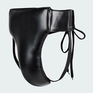 ชุดป้องกันขาหนีบสำหรับชกมวยทำจากหนังอุปกรณ์ระบายอากาศสำหรับป้องกันขาหนีบ - Product Image 1