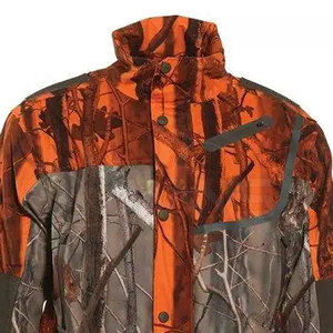 Veste de chasse unisexe en gros, hiver, unie, toutes saisons, respirante, imperméable, évacuant l'humidité, intérieur en polaire doux - Product Image 3