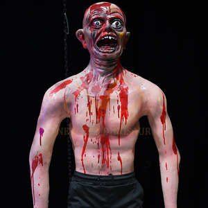 Simulations d'horreur de fantôme de terreur de zombie d'animatronique d'intérieur pour le centre commercial simulé d'animatronique de parc d'attractions de maison hantée - Product Image 4