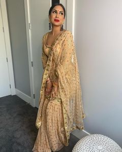 Robe de styliste Sharara, belle couleur, robes de Boutique de styliste, Collection plazzo, costume Long Kameez 2022 - Product Image 2