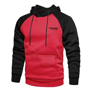 Custom Hoodies High Quality Casual Wear Hoodie <b>Red</b> and Black Winter Warm up Women's Hoodies High Quality Stitching <b>Sweatshirt</b> - Product Image 1
