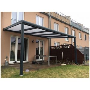 Cubierta exterior para patio, toldo de policarbonato para <span class=keywords><strong>terraza</strong></span>, techo de jardín, toldo de aluminio para terrassendach, aluminio/aluminio - Product Image 1