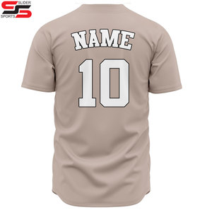 Sweat-shirt de baseball avec impression par sublimation thermique, maille respirante, broderie personnalisée, maillot de baseball personnalisé - Product Image 2