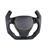 Volant de voiture en fibre de carbone premium avec LED pour BMW E46 M3 Touring Coupé 328i 330i Ci Xi 2001 2002 2003 2004 2005