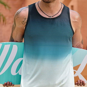 เสื้อกล้ามวิ่งผ้าตาข่ายสำหรับผู้ชายเสื้อกล้ามเล่นกีฬาเสื้อวิ่งแบบกำหนดเองได้ - Product Image 5