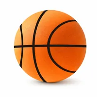 Ballon de basketball d'entraînement intérieur Elite Taille 7 (29,5 pouces) en mousse PU 340g, toucher doux, faible bruit, Zhejiang