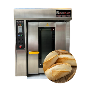 Four rotatif à pain commercial four à vapeur à 8 plateaux avec chariot Altuntop 700kg poids four de cuisson commercial Kien An Vietnam - Product Image 1