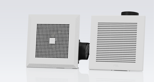 Ventilateur d'extraction de plafond sur mesure OEM/ODM pour salle de bain, 150-220 m³/h, haute pression, faible bruit, système de ventilation intérieur CVC - Product Image 2