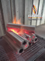 Barbecue au charbon de coco CocoRiki Indonésie pour fêtes en plein air, briquettes sans fumée et inodores à haute teneur en calories pour le chauffage