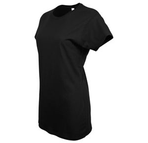 Nueva llegada de alta calidad, camisetas de manga corta para mujer, camiseta de mujer de Color sólido con cuello redondo y logotipo personalizado en diferentes colores - Product Image 5