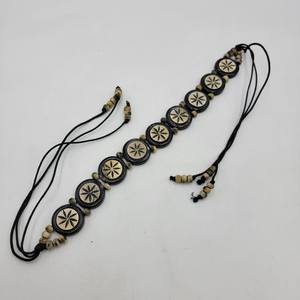 สร้อยคอโชคเกอร์รูปเขาควายธรรมชาติสำหรับผู้หญิงมาใหม่ล่าสุดมีเอกลักษณ์เฉพาะชนเผ่าพื้นเมืองพื้นเมืองพื้นเมืองสไตล์กันน้ำ - Product Image 1