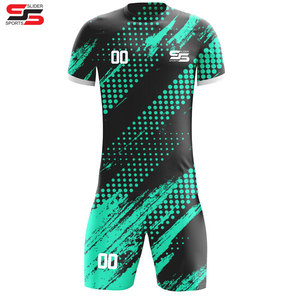 Ensemble d'uniformes de football - Manches courtes, design imprimé, tissu respirant - Product Image 3