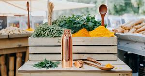 Pure Copper <b>Bottles</b> Joint Free with Ayurvedic Benefited 100% Pure & Leak Proof - Product Image 3