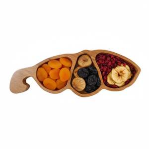 Bandeja de Servir en Forma de Mariposa de Madera, Madera Natural Pulida y Tratada, Elegante y Decorativa, a Bajo Precio para Restaurantes - Product Image 6