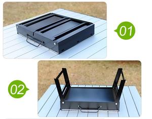 Ur-Health Portable Fireproof <strong>Charcoal</strong> BBQ <strong>Grill</strong> Large Size Indoor Iron and Steel <strong>Mini</strong> <strong>Grill</strong> Professional Manufacturer - Product Image 4