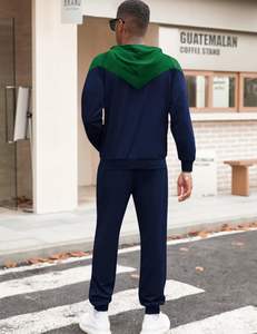 SUDADERO de algodón 100%, conjunto ligero con capucha, cierre de cordón, invierno, ecológico, lavado a la piedra, estampado de diamantes de imitación adornados - Product Image 5