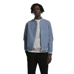 Wholesale Men's Low-<b>Weight</b> Nylon Bomber Jacket with Custom Logo Waterproof and Trending Long Coat <b>Stand</b> Collar Thin Thickness - Product Image 1