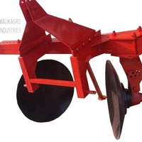 Malikagroindustries Agriculture Charrue à disques robuste pour labourage, butteur et cultivateur, attelé au tracteur en 3 points, disque de bordure