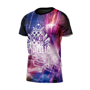 Camisetas de secado rápido de poliéster 100% para hombres en blanco Impresión de sublimación personalizada con logotipo Camisetas deportivas unisex para hombres - Product Image 5