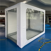 Simulateur de golf gonflable pour événements en plein air, cage de frappe en PVC durable