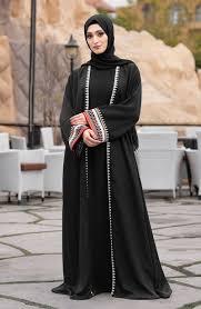 Meilleures ventes Abaya Dubaï élégante de haute qualité Designs uniques pour les tenues de fête arabes tendances - Product Image 5